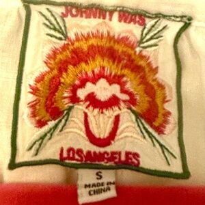 Johnny Was Cotton Blouse Size Small